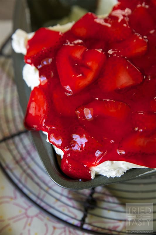 The Ultimate Strawberry Shortcake // The most delicious strawberry shortcake you'll ever sink your teeth into. It's the perfect summertime dessert that will leave you wanting more! | Tried and Tasty