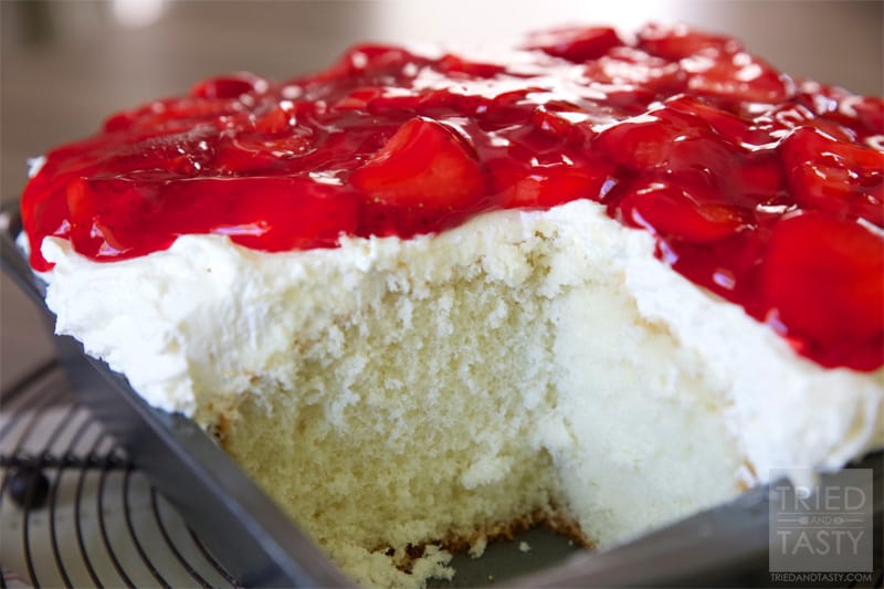 The Ultimate Strawberry Shortcake // The most delicious strawberry shortcake you'll ever sink your teeth into. It's the perfect summertime dessert that will leave you wanting more! | Tried and Tasty