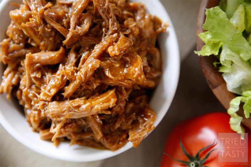 Copycat Cafe Rio Sweet Pork // The most delicious sweet pork for tacos, burritos, or salad! | Tried and Tasty