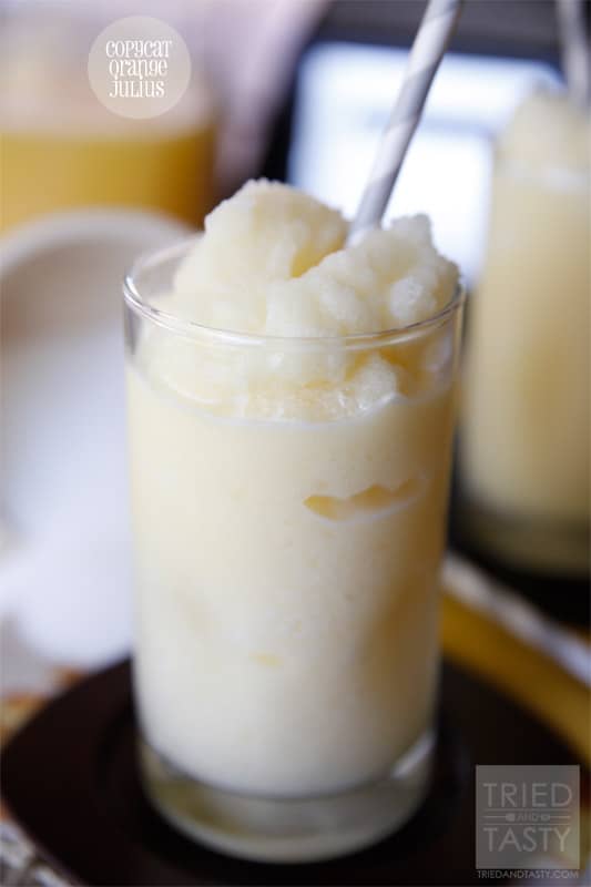 Copycat Orange Julius // A delicious frozen orange drink you'll want to make over and over! | Tried and Tasty