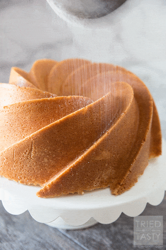Mom's Pound Cake // This family favorite recipe is certain to please all of your tastebuds! Easy to whip together and passed down from several generations, this cake is flavorful and made with love! | Tried and Tasty