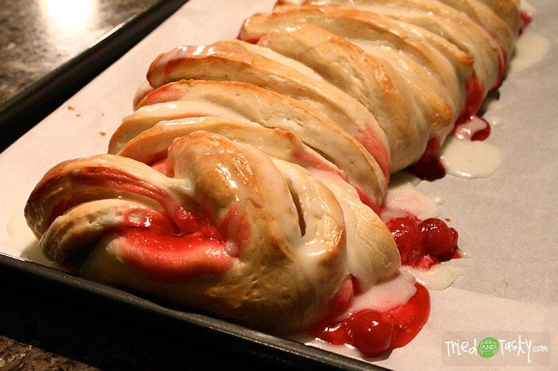 Braided Cherry Dessert // Tried and Tasty