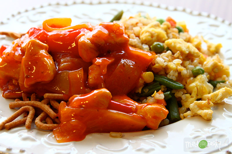 Sweet & Sour Chicken Sweet & Sour Chicken // This Sweet and Sour Chicken is a favorite! I love Chinese take-out, but why not try making it at home? | Tried and Tasty