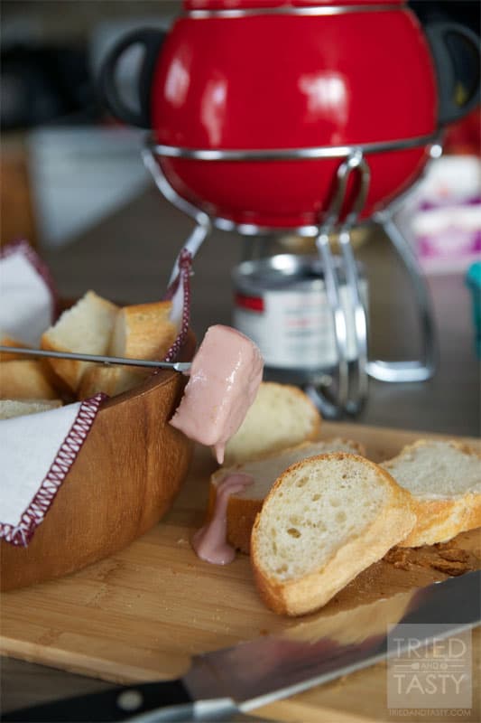 Raspberry Swirl Fondue // Tried and Tasty