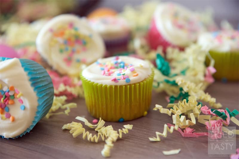 Creamy Vanilla Whipped Cream Cheese Frosting // The most light and creamy frosting you'll ever taste! | Tried and Tasty