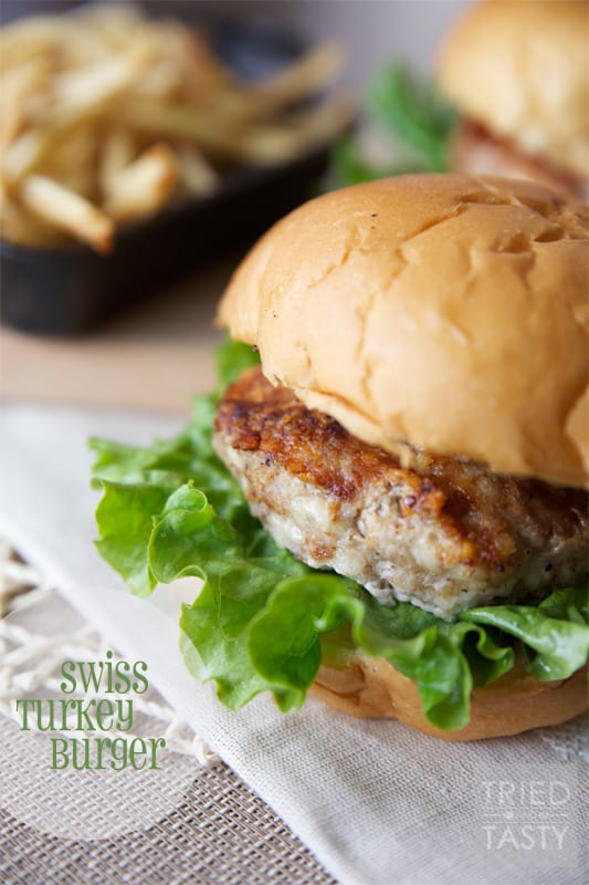 Swiss Turkey Burger // Tried and Tasty