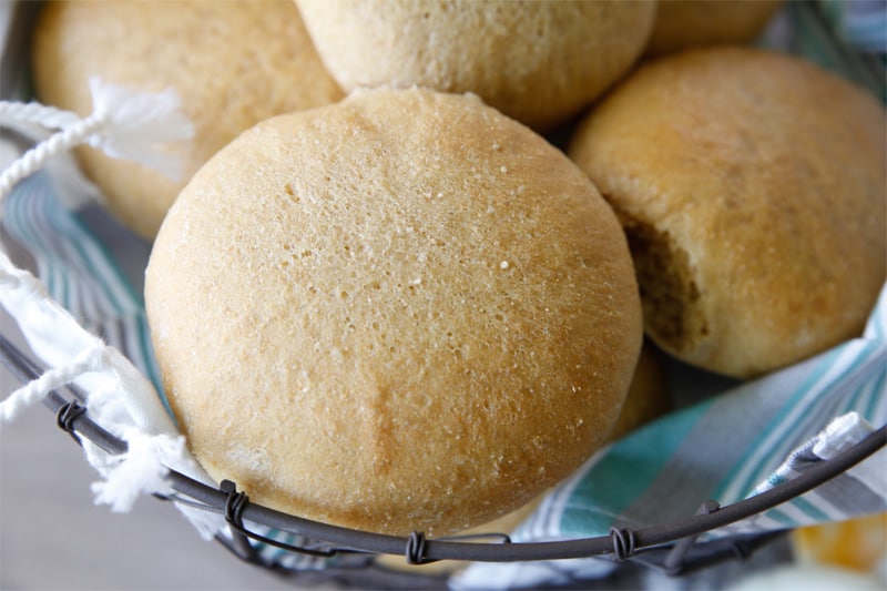 Homemade Whole Wheat Hamburger Buns // Here is a fantastic healthy option for your hamburger! These are so soft and so very perfect for any bbq. Next time you sign-up to bring buns to the neighborhood party: make these! | Tried and Tasty