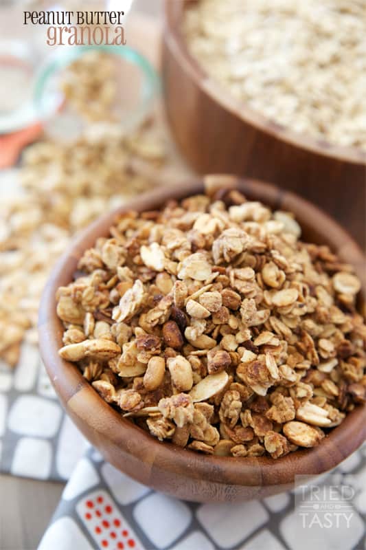 Peanut Butter Granola // Tried and Tasty