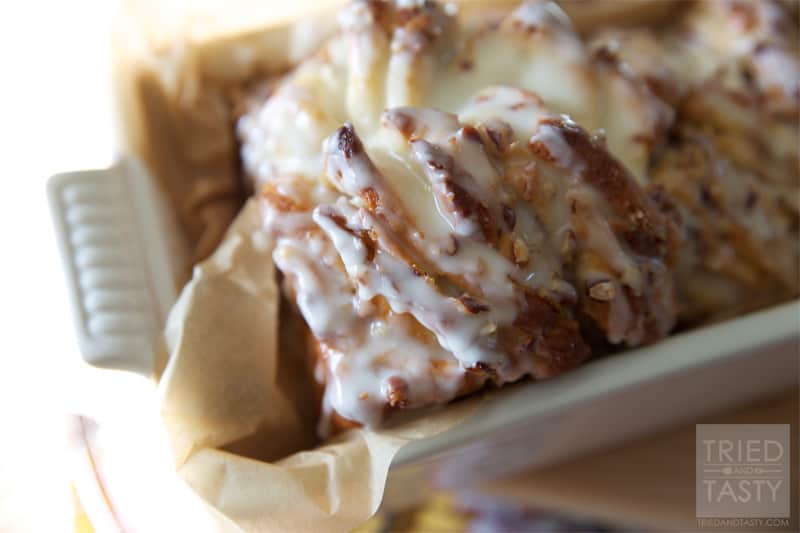Coconut Lemon Pecan Pull-Apart Bread // Tried and Tasty