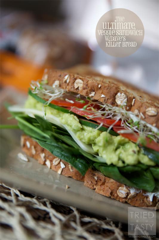 The Ultimate Veggie Sandwich // Tried and Tasty