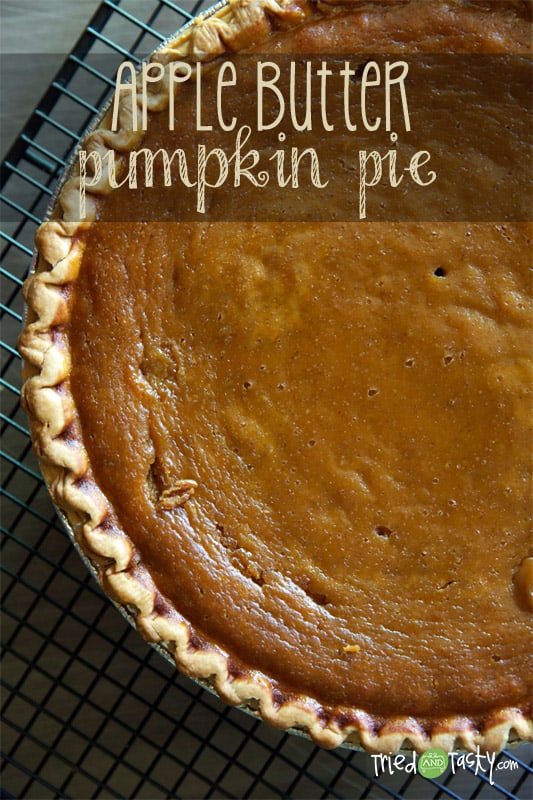 Apple Butter Pumpkin Pie // Tried and Tasty