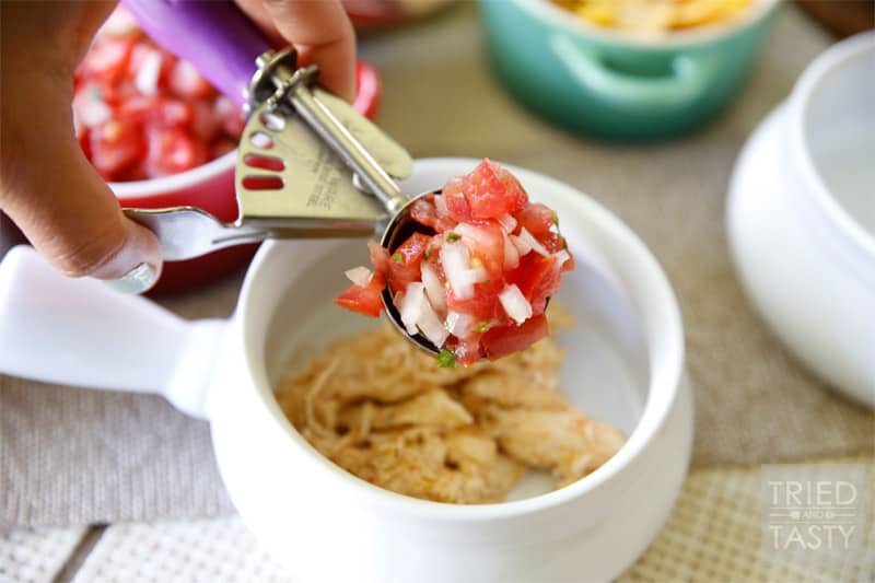 Copycat Cafe Rio Tortilla Soup // This Copycat Cafe Rio Tortilla Soup is just like the restaurant favorite! It's flavorful and delicious. Next time you're enjoying Cafe Rio at home, made in your kitchen, whip this up for a tasty appetizer! | Tried and Tasty