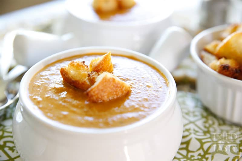 Copycat Zupas Tomato Basil Soup // Tried and Tasty