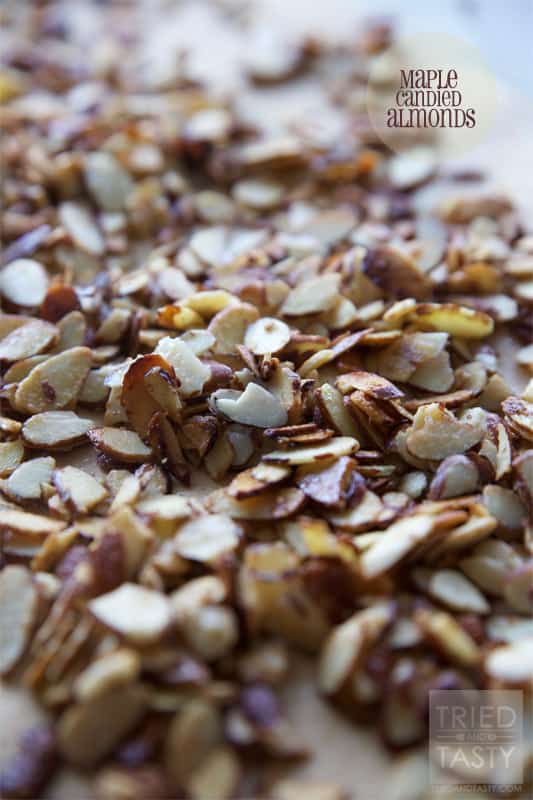 Maple Candied Almonds // Tried and Tasty