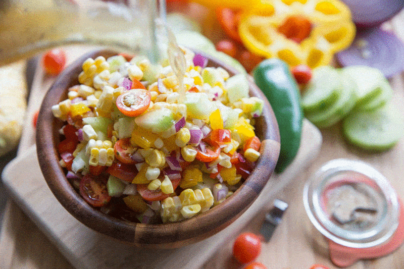 Fresh Sweet Corn Salad // Tried and Tasty