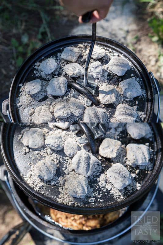 You won't find an easier dutch oven dessert recipe. These delicious Dutch Oven Sweet Petals made with Rhodes Bake N Serv rolls is absolutely wonderful. Add a drizzle of cream cheese frosting and you've got a match made in heaven!