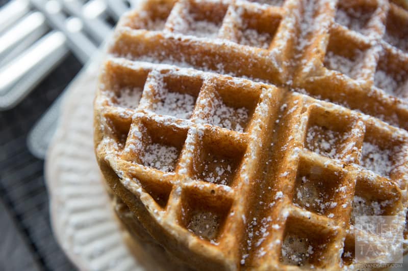 Whole Wheat Greek Yogurt Waffles // Start your morning with a healthy and nutritious breakfast. Made with wholesome ingredients these waffles are a delicious addition to your mornings. | Tried and Tasty