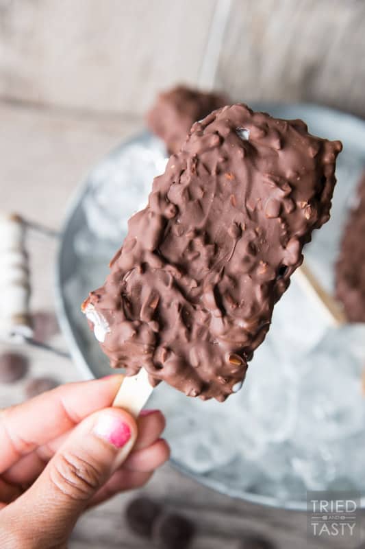 Coconut Almond Bars // Looking for a delicious better-than-store-bought bar? These coconut treats are every bit as delicious as you'd expect them to be! | Tried and Tasty